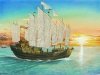 Trumpeter 01202 60cm Chinese Cheng-Ho Sailing Ship 1/200